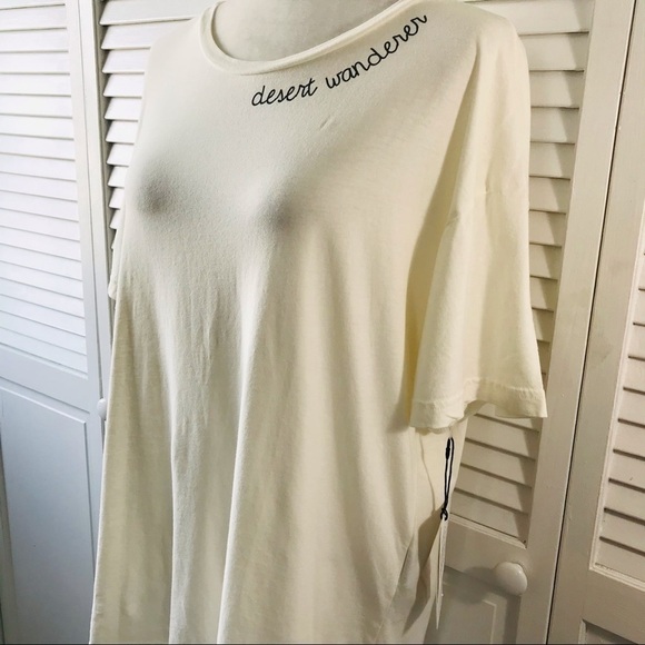 7 FOR ALL MANKIND Cream Shirt Size Large - Picture 3 of 10